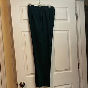 Elegant Women's Dark Green velour Trousers